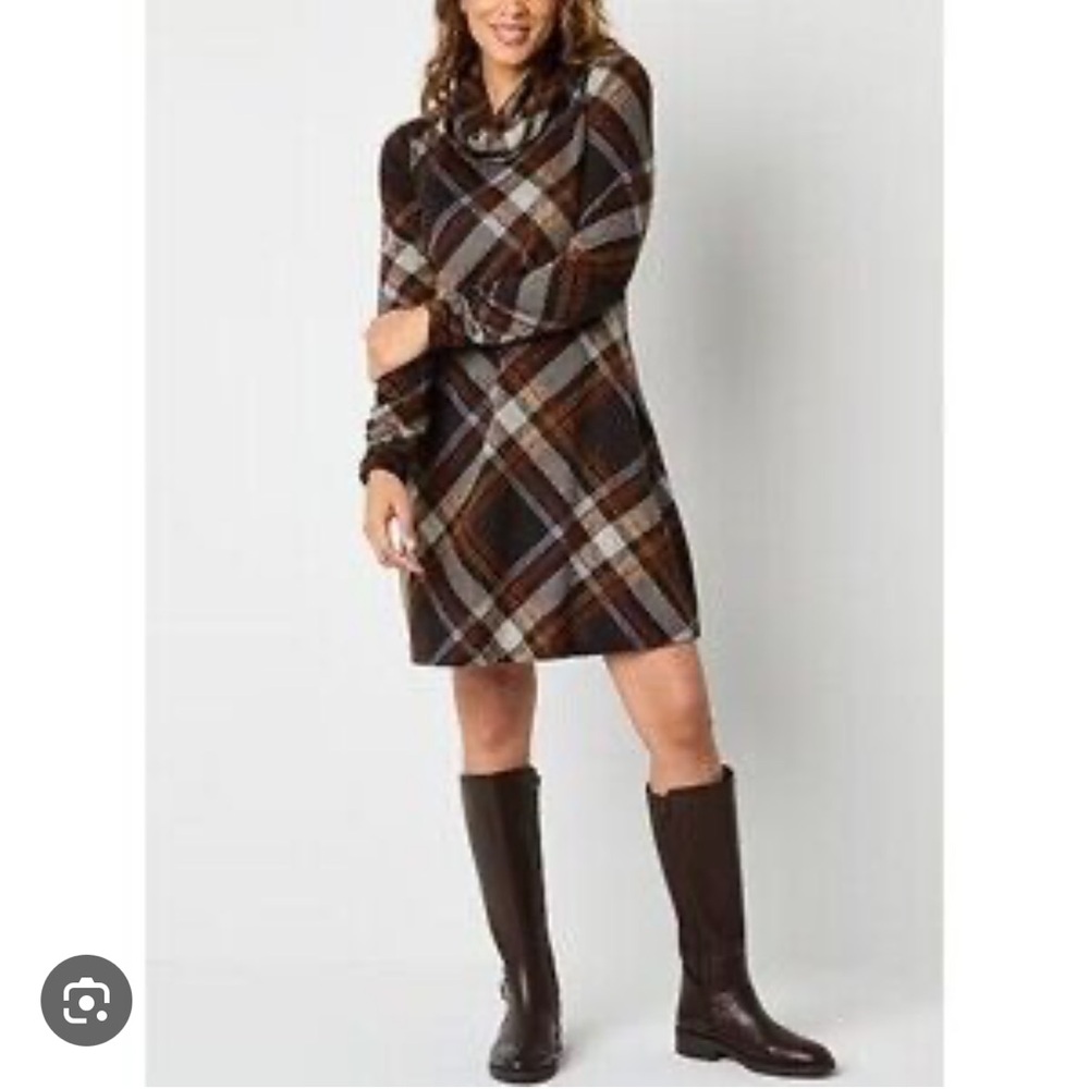 🌷 Chris & Carol Soft Plaid Dress 🌷